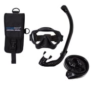 Ocean Reef Bump - Back Up Mask Snorkel Package Black