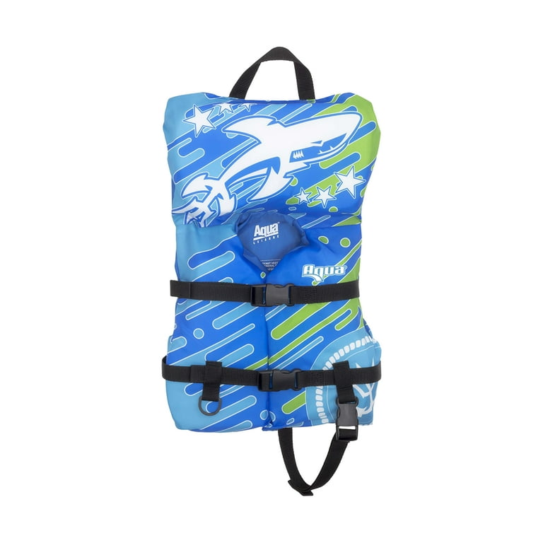 Oceans 7 US Coast Guard Approved Infant Life Jacket 8 30 lbs Type II PFD Flex Form Chest Personal Flotation Device Blue White Walmart