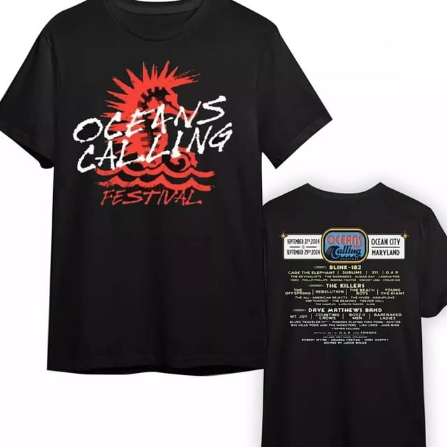 Oceans Calling Festival On Sep 2729 2024 Ocean City Md Poster Shirt