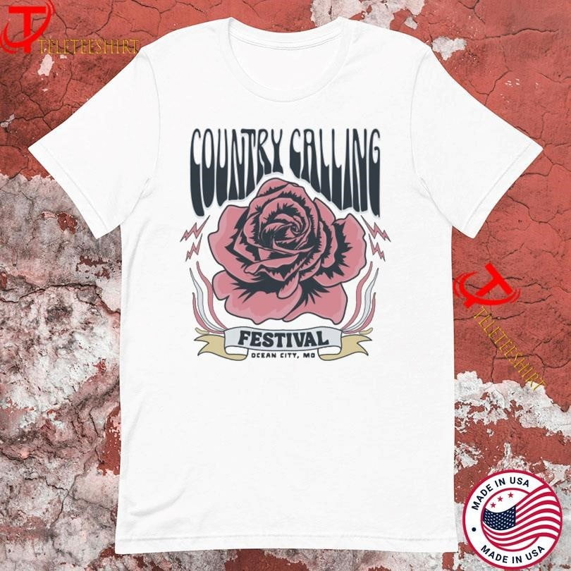 Oceans Calling Festival Rose Ocean City Md Tshirts