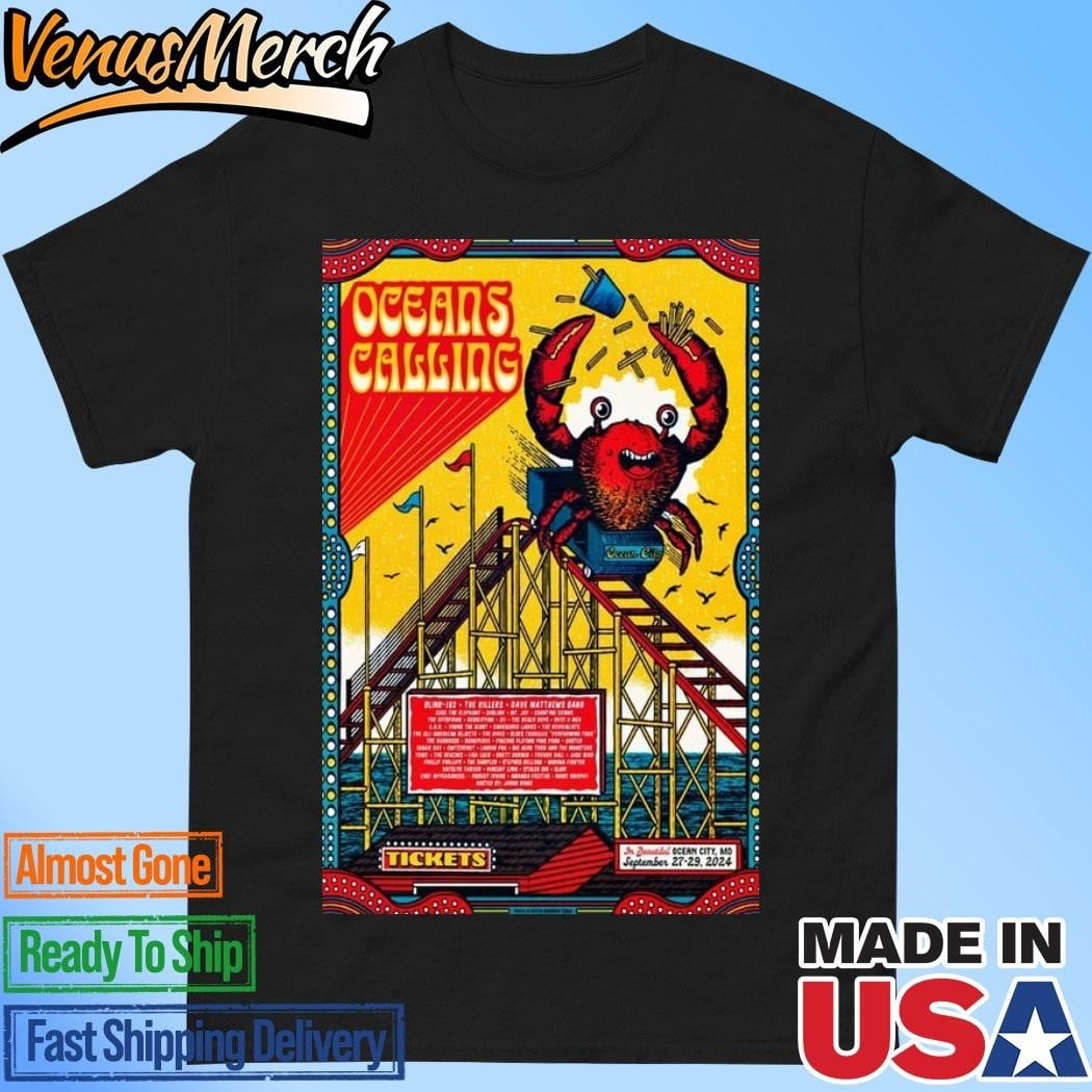 Oceans Calling Festival Sep 2729 2024 Ocean City Md Poster Shirt