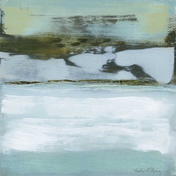 Oceans Edge Poster Print by Heather McAlpine (12 x 12)
