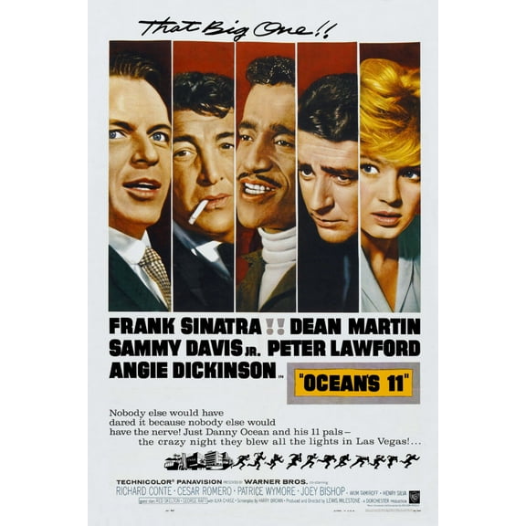 Oceans Eleven 11 Mini Poster Sinatra 11inx17in Mini Poster 11x17 poster