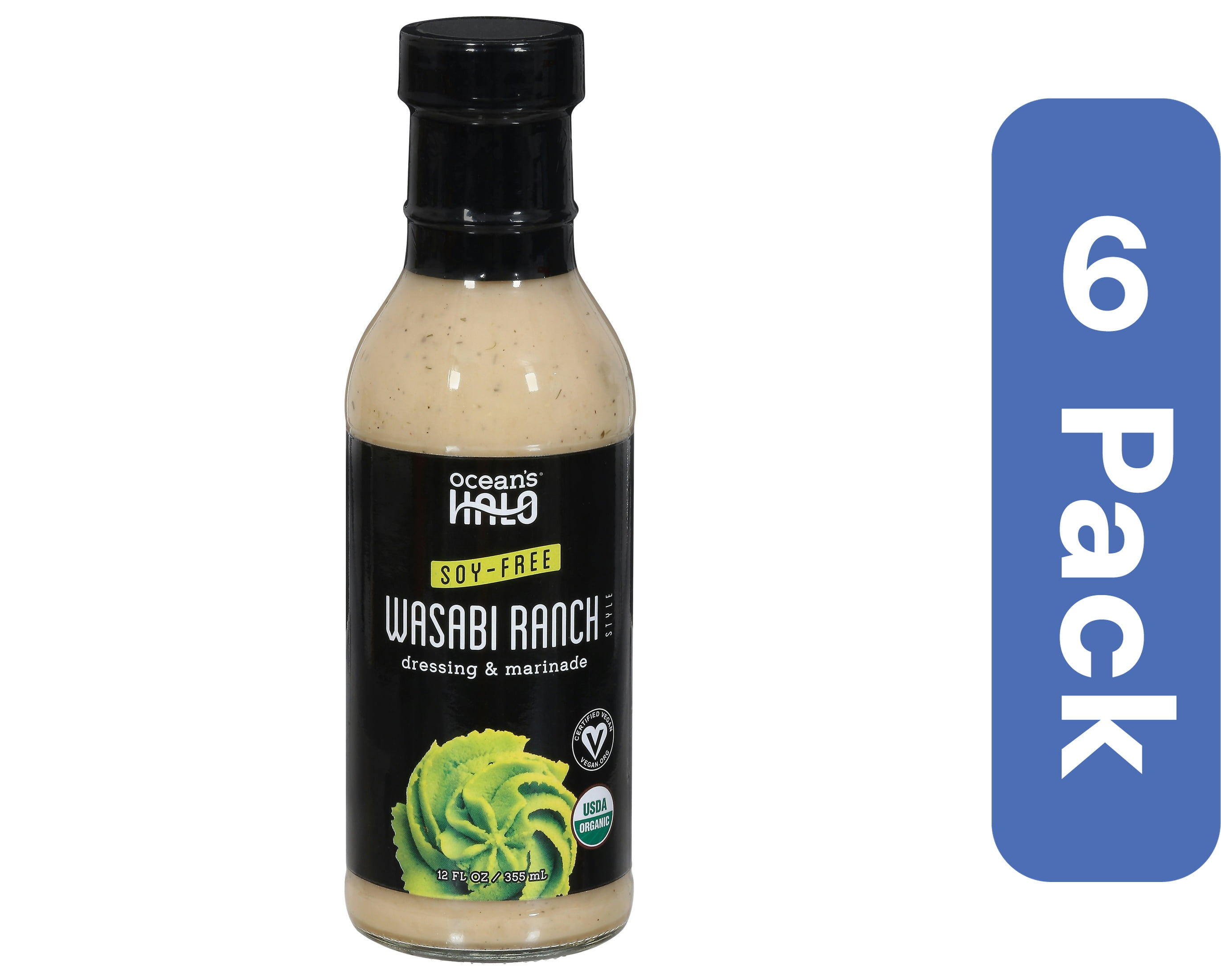 Wasabi Ranch Oceans Halo Dressing Wasabi Ranch 12 oz (Pack Of 6) - Walmart.com