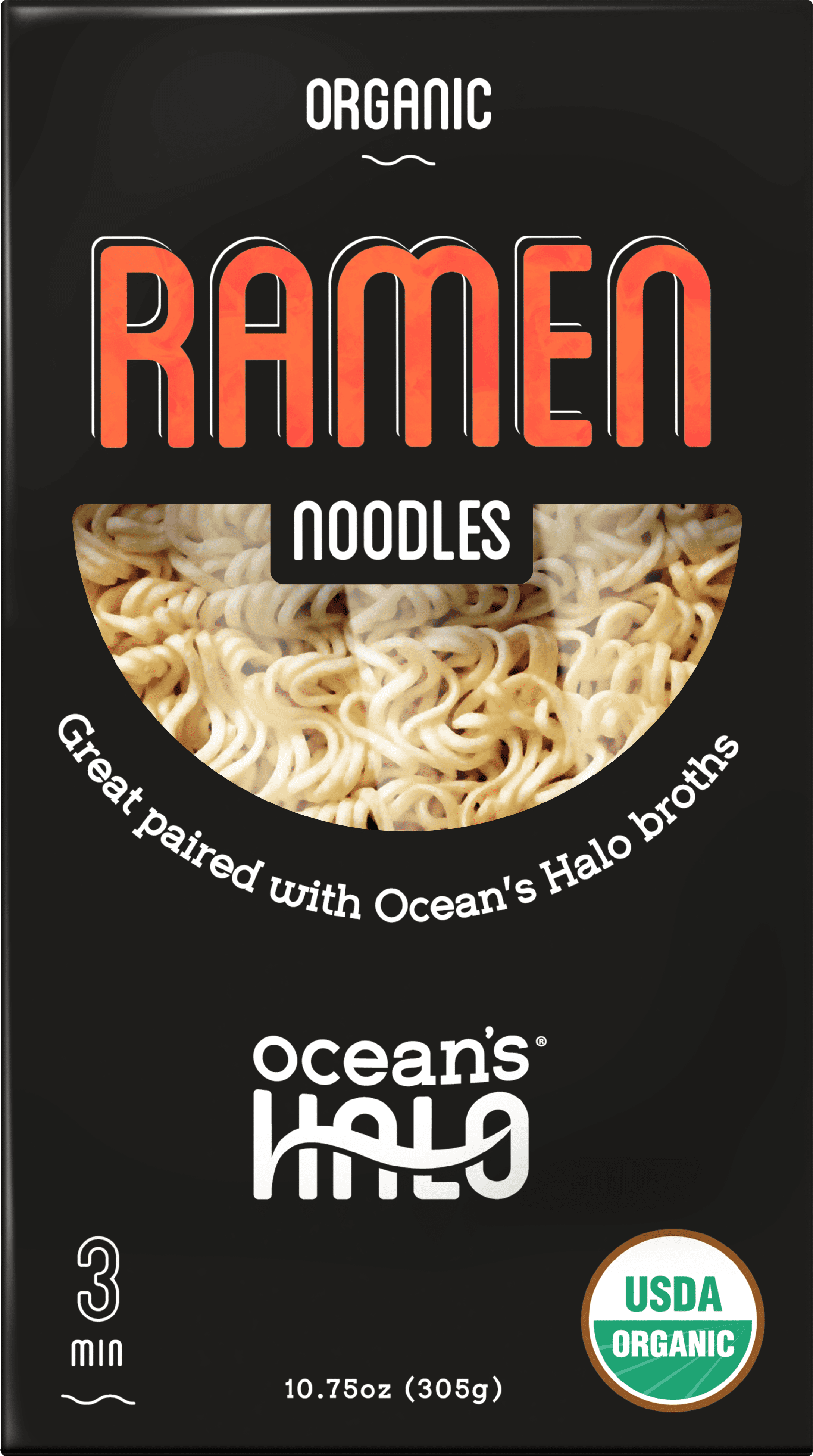 Oceans Halo Organic Ramen Noodle, 8.4 Ounce -- 5 per case