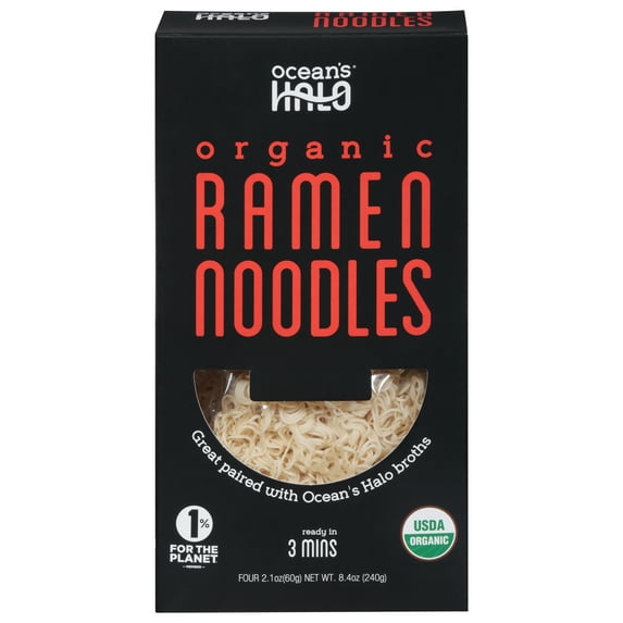 Oceans Halo Organic Ramen Noodle 8.4 oz (Pack Of 10)