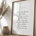 thumbnail image 1 of Oceans Lyrics Wall Art, Christian Song, Bible Wall Art, Bible Verse Poster For Christians, Christian Line Art, Christian Artwork Wall Art, Modern Wall Decor, 12x18 UNFRAMED, 1 of 2