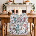thumbnail image 1 of Oceans Starfish Table Runner, Shell Marine Life Nautical Modern Style Retro Cotton Linen Kitchen Table Decoration Washable Dining Tabletop Runners for Home Party Decor 13x72 Inches, 1 of 9