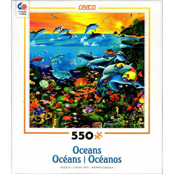 Oceans - Tropical Island Waters 550 Piece Puzzle