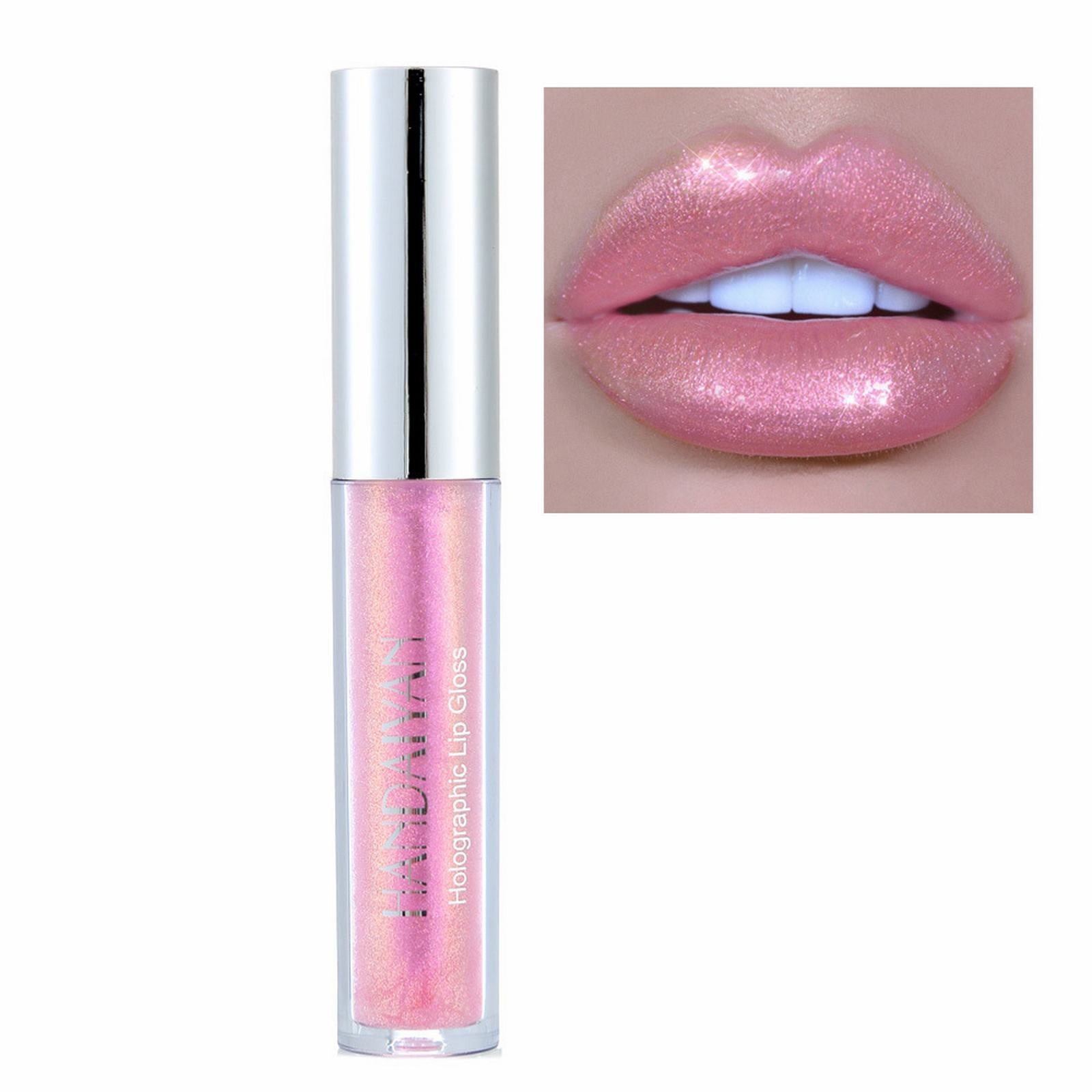 Lip Gloss Brush on Lip Plumping Lip Gloss Pack Roll on Glitter Highlighter Clear Lip Gloss Plumper Pack Lip Gloss Color for Lip Gloss Making Natural Lip Plumper Organic Butter Lip Gloss Natural Lip