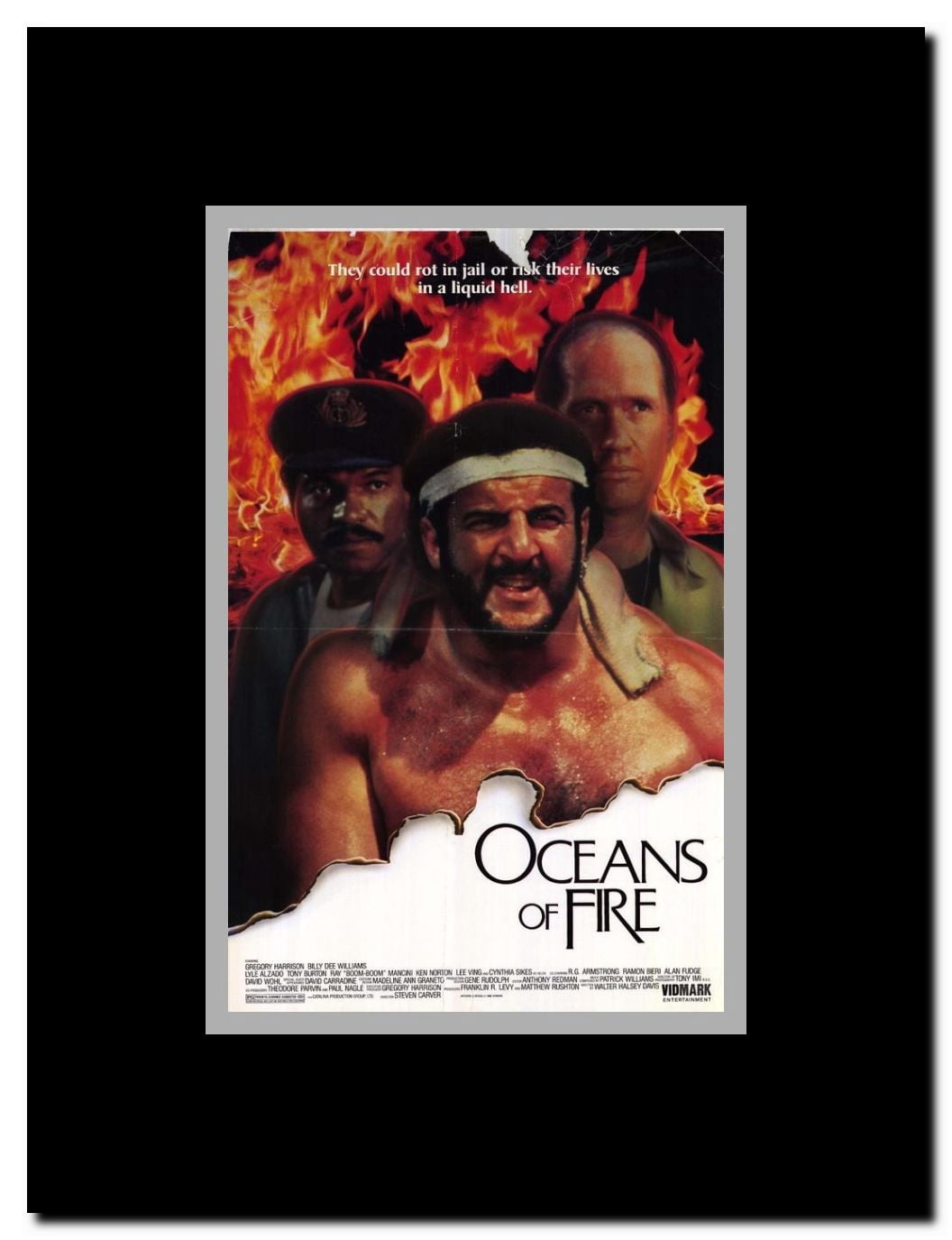 Oceans of Fire Framed Movie Poster