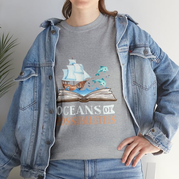 Oceans of Possibilities Summer Reading 2022, Librarian T-Shirt