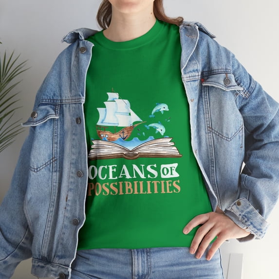 Oceans of Possibilities Summer Reading 2022, Librarian T-Shirt