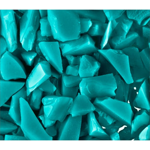 Oceanside 96COE Glass Frit - PEACOCK GREEN COARSE