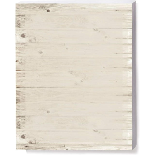 Oceanside Beachwood Invite Special Event Theme Paper Stationery, Border