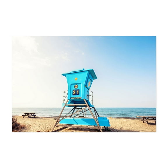 Oceanside Blue Sanctuary - Dana Point California Photography Beach Coastal Ocean Beach House Summer Minimalist Scenic Unframed Wall Art Print 4 x 6 inches