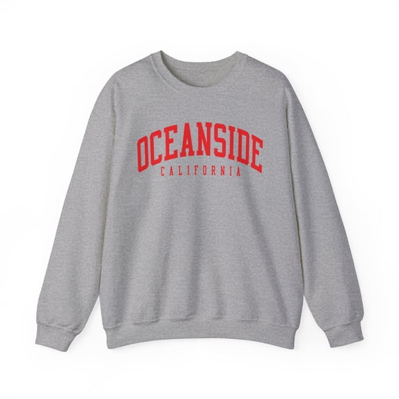 Oceanside Ca California Sweatshirt Gifts Crew Neck Shirt Long Sleeve Unisex