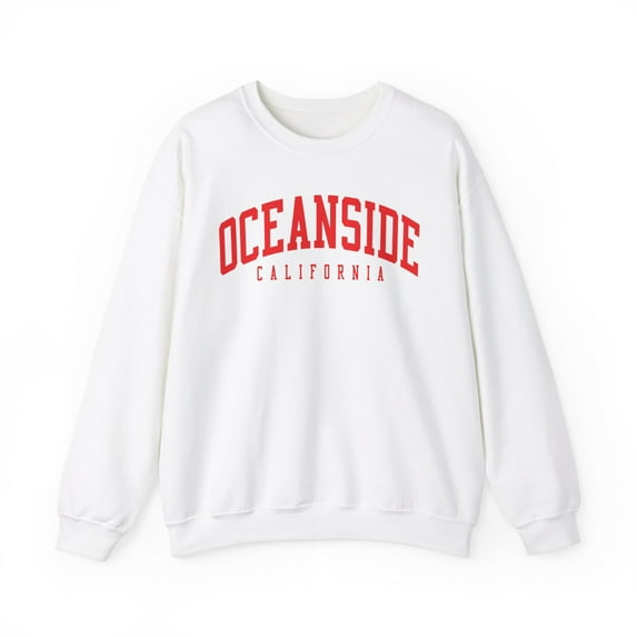 Oceanside Ca California Sweatshirt Gifts Crew Neck Shirt Long Sleeve Unisex