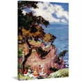 thumbnail image 1 of "Oceanside Picnic" Painting Print on Wrapped Canvas, 1 of 7