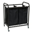 thumbnail image 1 of Oceanstar 2-Bag Rolling Metal Laundry Sorter, Bronze, DLS1392, 1 of 7