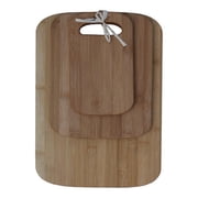 Oceanstar 3 Pieces Eco-Friendly Traditional Bamboo Cutting Board Set in Brown
