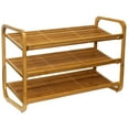 thumbnail image 1 of Oceanstar 3-Tier Bamboo Shoe Rack, SR1231, Holds 9 to 12 Pairs of Shoes, 1 of 9