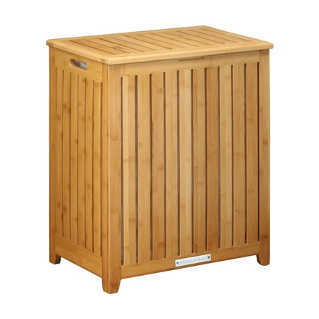 Oceanstar Spa-Style Bamboo Laundry Hamper