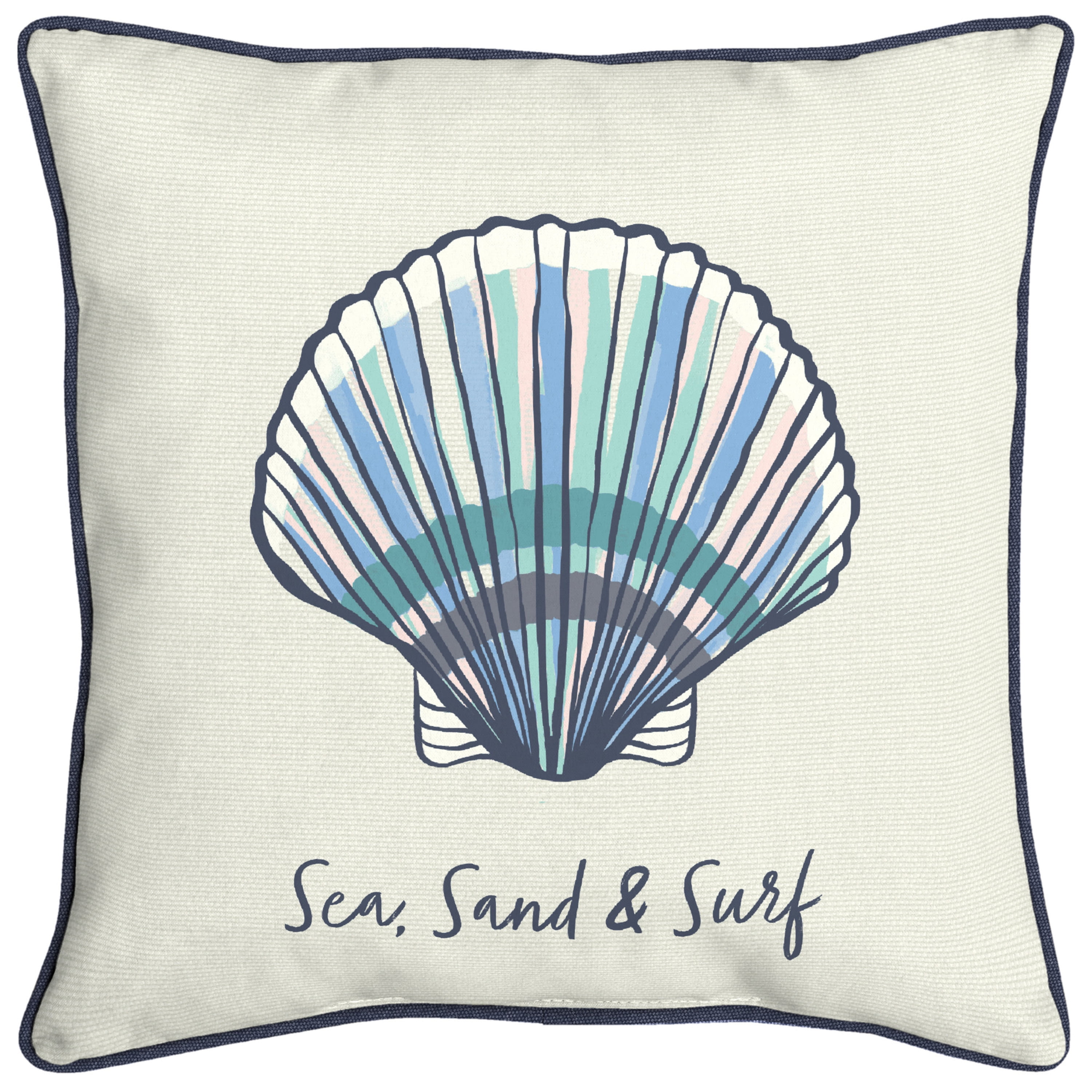 Rover Island Surfing Lab Beach Accent Pillow