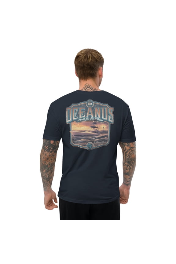 Oceanus Florida Dawn's Early Light Tee (Midnight Navy, XL)
