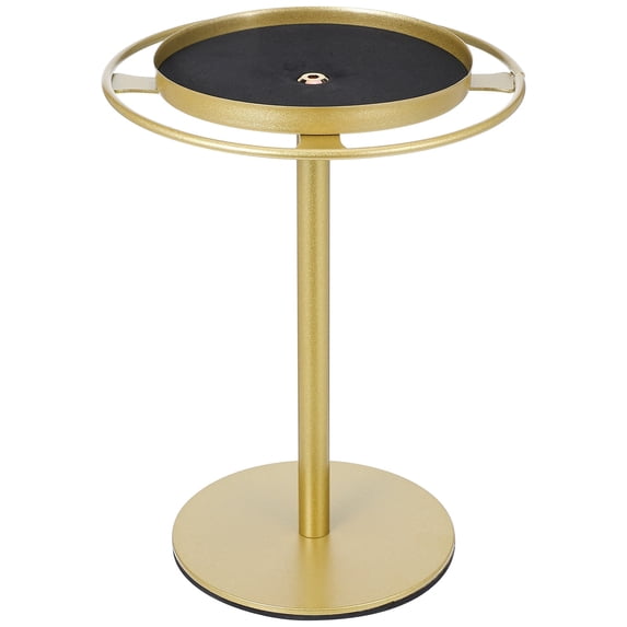 Oceanwell Golden metal Eyeglass Stand for Desk - Sunglass Holder Organizer for Home Office Use, 1 Piece Rack