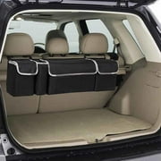 Ocervd Car Trunk Organizer Oxford Interior Accessories Back Seat Storage Bag 4 Pocket