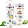 thumbnail image 1 of Ochapa Tumbler 30oz Stainless Steel Water Bottle With Handle Flip Straw, Leakproof Travel Journey Mug Coffee Cup, Birthday Gifts For Women Friends Girls Lover Sister Besties, 1 of 7