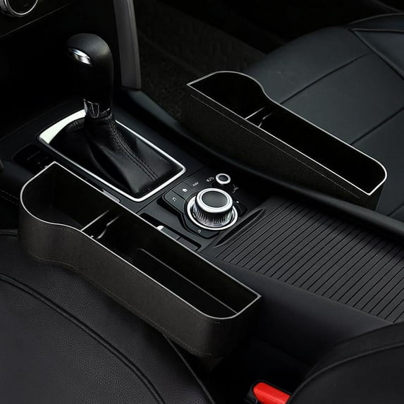 Ochine 2 in 1 Car Seat Gap Organizer | Universal Fit | Storage Pockets Adjust | 2 Pack Car Seat Crevice Storage Box