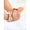 thumbnail image 1 of Ochine Baby Girls Slipper PU Sole Non Slip Infant Walking Sandals Summer Toddler Crib Shoe,0-18M, 1 of 4