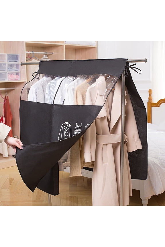 Dust Protector Closet Storage Moth-Proof Lightweight Dust Cover for Closet Clothes Storage Bags for for Suit, Jacket, Shirt, Coat, Dress
