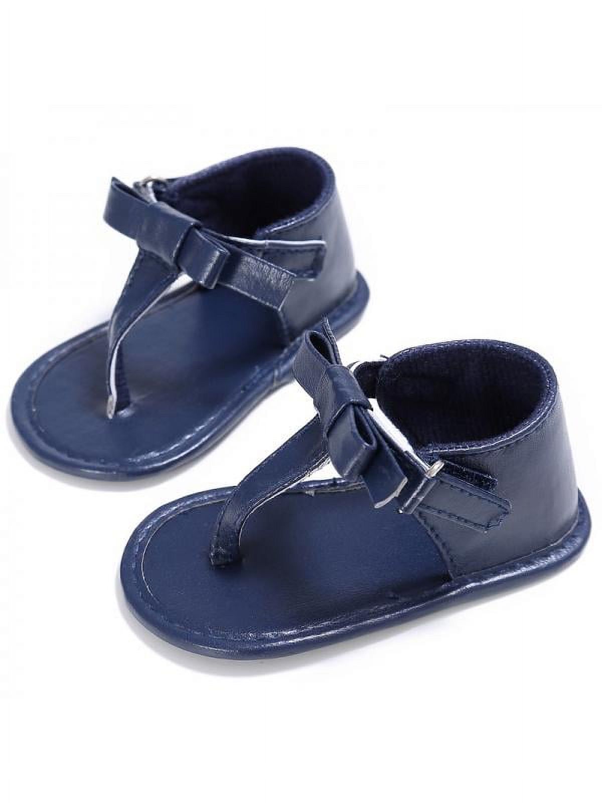 Ochine Newborn PU Leather Soft Shoes Summer Baby Casual Flower Toddler Prewalker Sandals - image 1 of 6