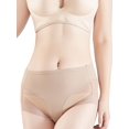 thumbnail image 1 of Ochine Women Briefs Full Coverage Mid Rise Stretch Tulle Mesh Seamless Hiphugger Cheeky Tummy Control Girdle Panties Casual Basic Soft Comfy Underwear for Ladies, S-XL, 1 of 8