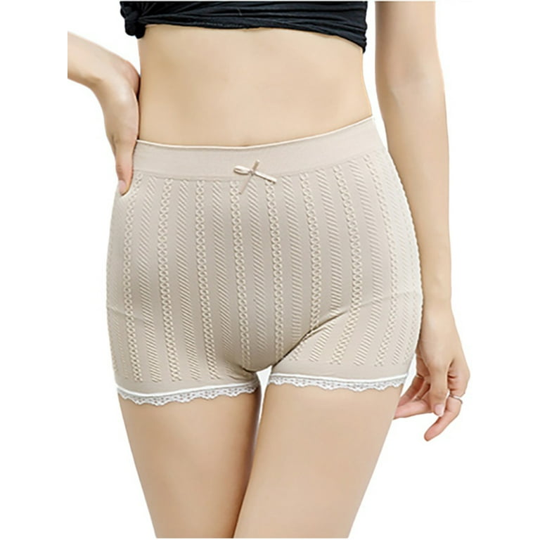 Ochine Women Slip Shorts Ultra-Soft Seamless Stretch Silk Like