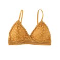 thumbnail image 1 of Ochine Women's Bralette Casual Bandeau Removable Cup Wire Free Lacy Crochet Cami Top Bra, Average Size, 1 of 1