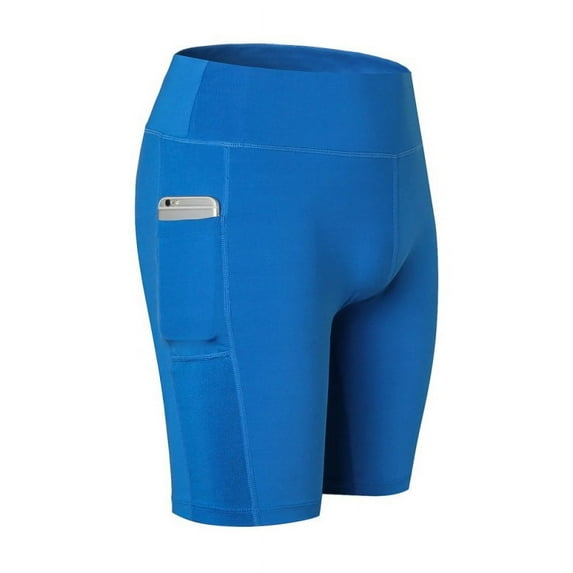 Ochine Women's Compression Shorts Performance Tights Athletic Biker Shorts with Phone Pockets for Yoga Workout Running Sports, XS-XL