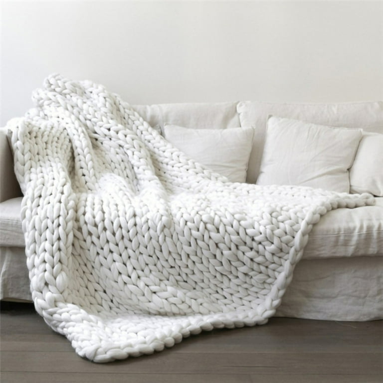 Gray Woven Acrylic Solid Color Plush Throw Gray Woven Acrylic Solid Color Plush Throw
