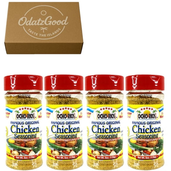 Ocho Rios Chicken Seasoning 6oz (170g) 4-Pack Curated & Packaged by ODatzGood