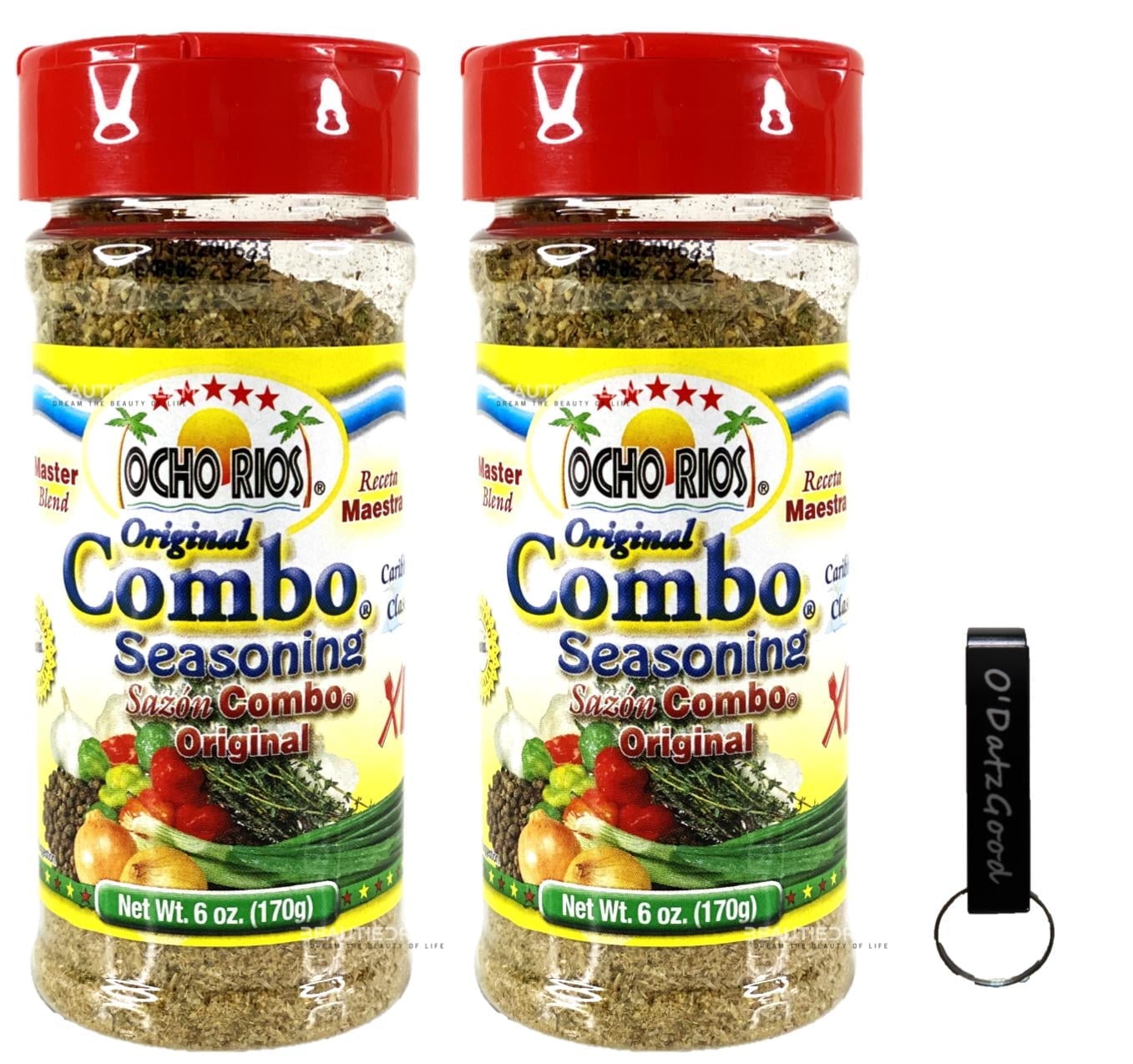 Ocho Rios Combo Seasoning  6 oz  (170g) Pack of 2 Packaged w/ ODatzGood