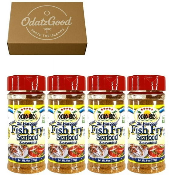 Ocho Rios Fish Seasoning 6oz (170g) 4-Pack  Curated & Packaged by ODatzGood