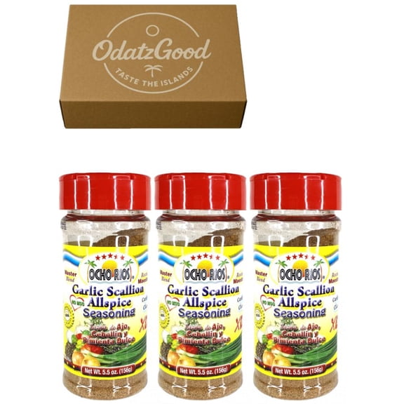 Ocho Rios Garlic Scallion Allspice 5.5oz (170g) 3-Pack  Curated & Packaged by ODatzGood