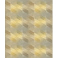 thumbnail image 1 of Ochre 3D Rhombus Stripe Geometric Wallpaper R8102, 1 of 3