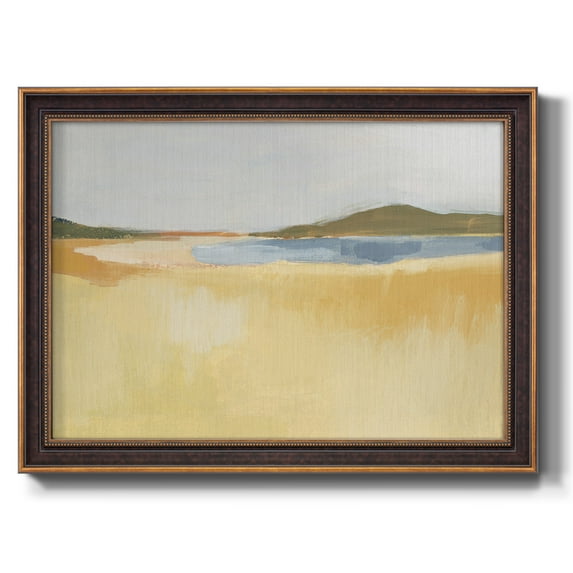 Ochre Seaside I Premium Framed Canvas- Ready to Hang