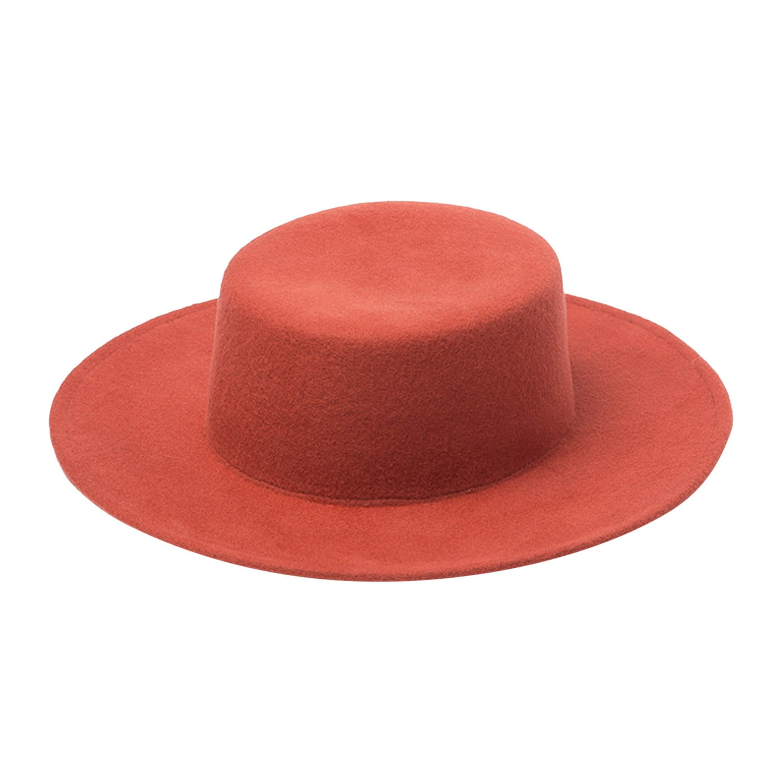 Ociviesr Fashion Trendy Colour Boater ShapeSombrero Winter Warm Outdoor  DressHat Desert Hats for Men Mens Floppy Hat
