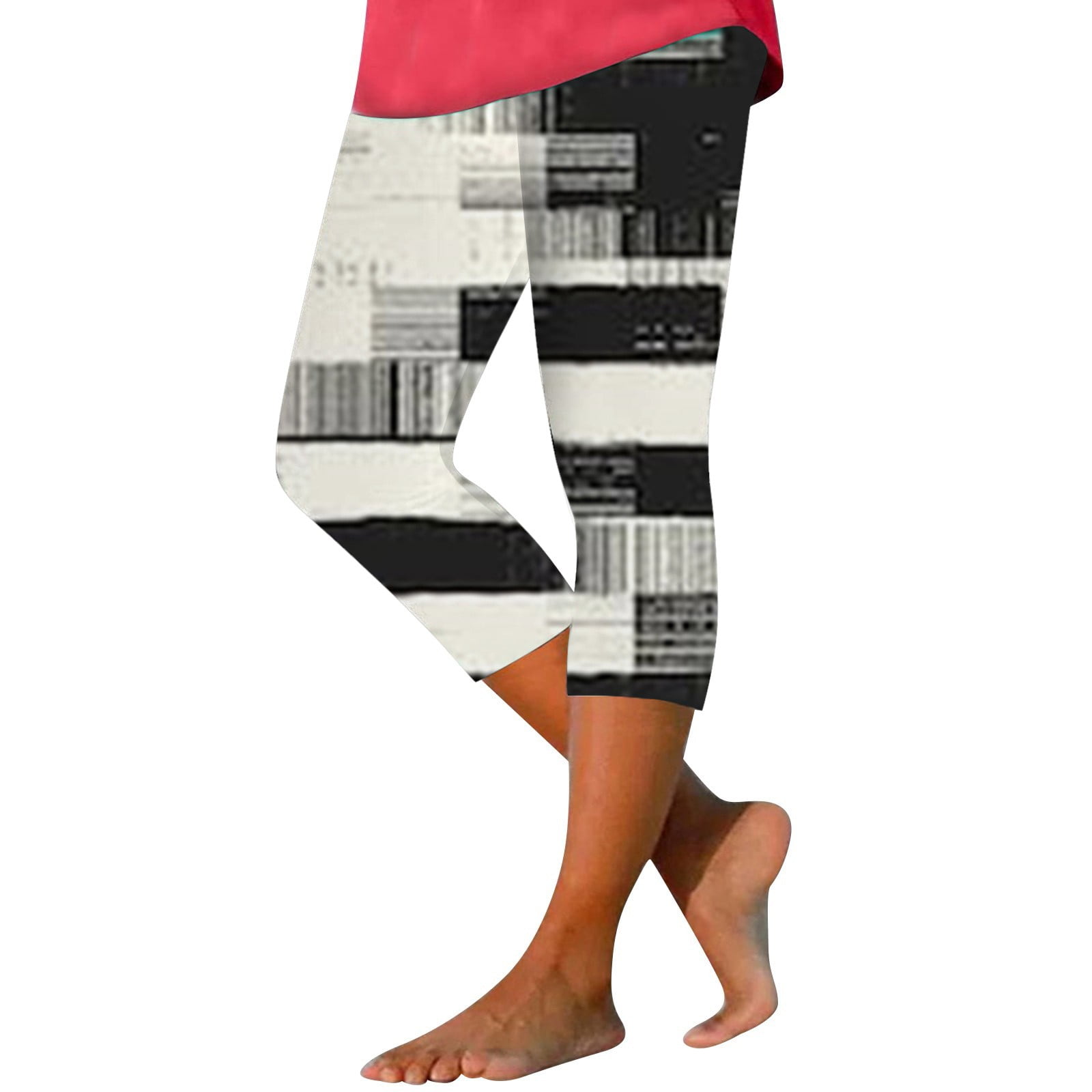 Ociviesr Leggings For Womens Summer Casual Sports Yoga Pants Tight ...
