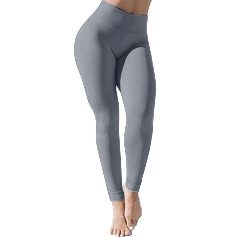 Ociviesr Women Soft High Waist Stretch Pleated Yoga Pants Casual
